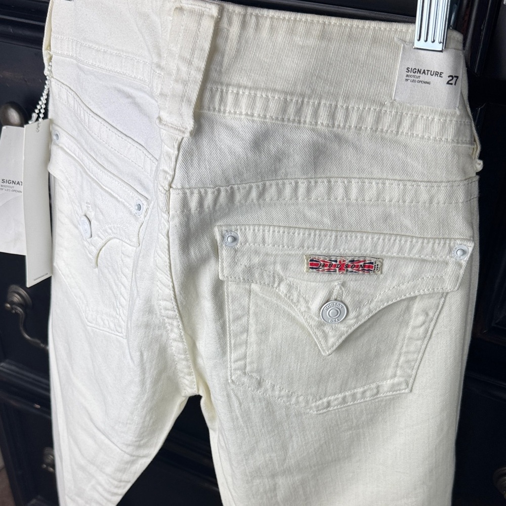 Hudson White Flared Jeans - Picture 5 of 11